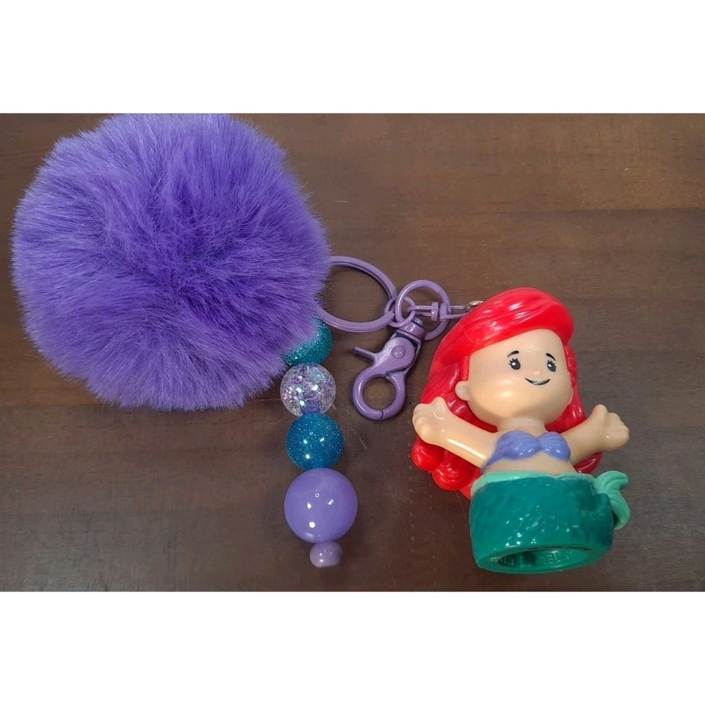 Fisher Price Little People‎ Disney Little Mermaid Ariel Handmade Keychain